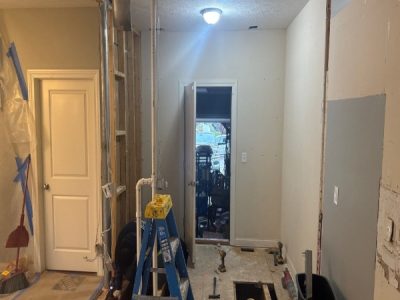 Construction Of Residential Kitchen